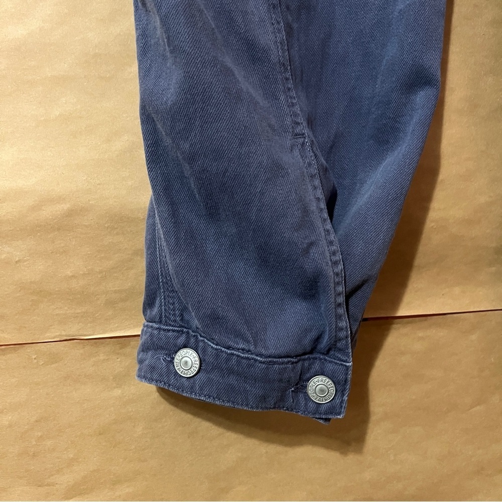 Women's Blue Cargo Pants - Picture 13 of 16